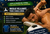 Promoción Mundialista para Caballeros en Guayaquil 🏆 – ¡Vive la Pasión del Fútbol y Relájate como un Campeón! ⚽