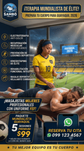 ¡Terapia Mundialista de Élite! Masajes para caballeros en Guayaquil 🏆⚽💆‍♂️