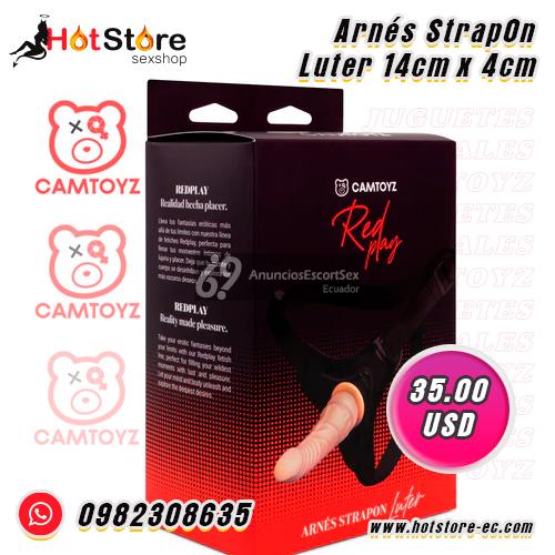 Arnés StrapOn Luter 14cm x 4cm | HotStore Sex Shop Ecuador