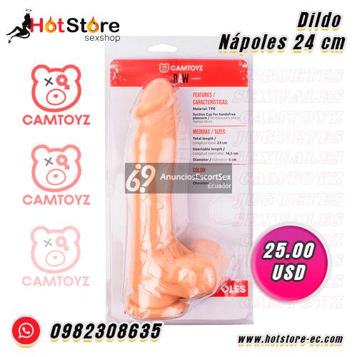 Dildo Nápoles 24 cm | HotStore Sex Shop Ecuador
