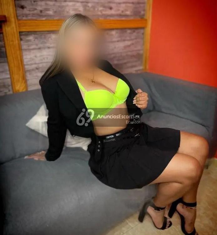 Rubia nalgona escort colombiana prepago en Quito