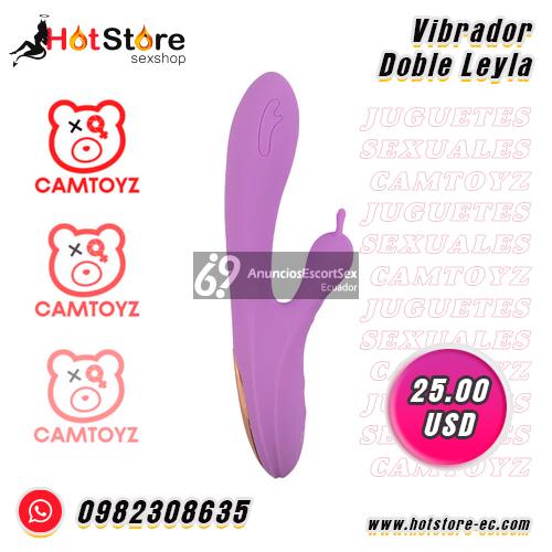 Vibrador Doble Leyla | HotStore Sex Shop Ecuador