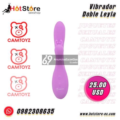 Vibrador Doble Leyla | HotStore Sex Shop Ecuador