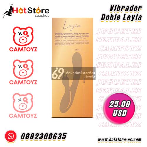 Vibrador Doble Leyla | HotStore Sex Shop Ecuador