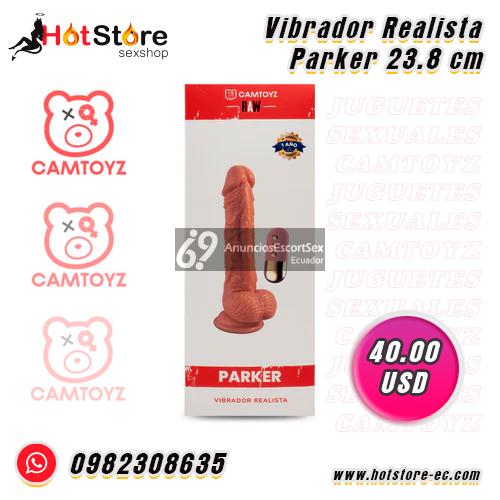 Vibrador Realista Parker 23.8 cm | HotStore Sex Shop Ecuador