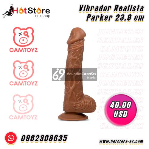 Vibrador Realista Parker 23.8 cm | HotStore Sex Shop Ecuador