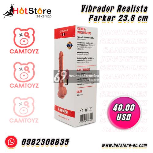 Vibrador Realista Parker 23.8 cm | HotStore Sex Shop Ecuador