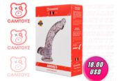 Raw Dildo Realista Angelo Transparente 20 x 3.8 cm | HotStore Sex Shop Ecuador