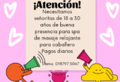 Deseas trabajar con nosotras? Se busca nena linda con buena presencia y ganas de trabajar