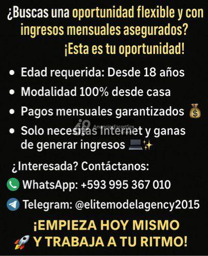 OFERTA LABORAL PARA NORTE DE QUITO
