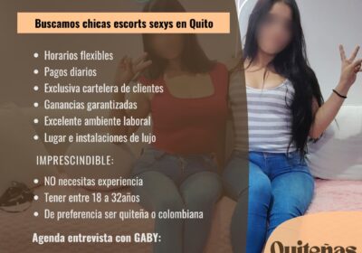 Oferta Laboral para Escorts en Quito - Trabaja con Nosotros: Damas de Compañía en Quito - Quiteñas Traviesas ban-oferta-laboral-quitenas-traviesas-002