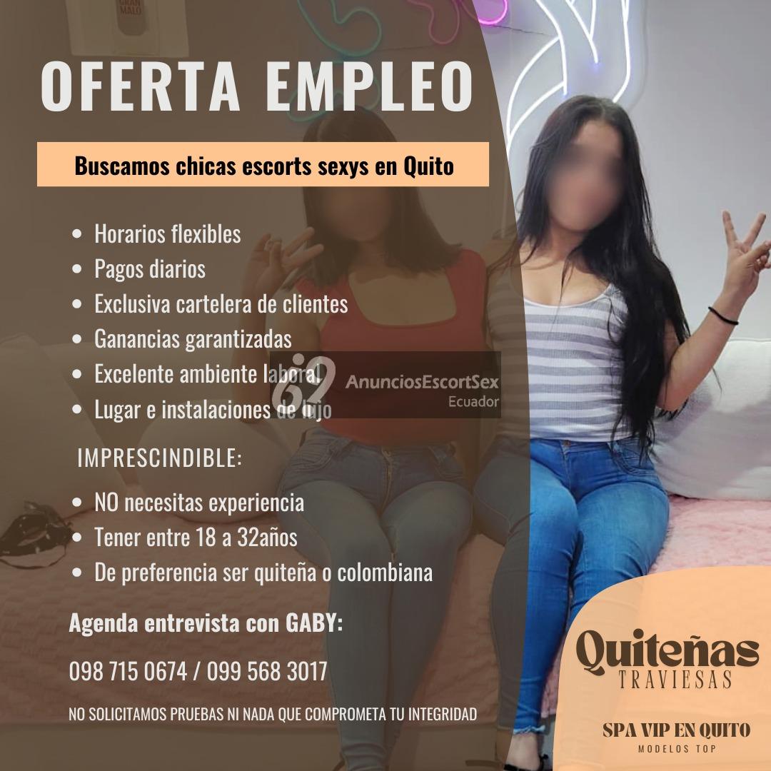 Trabaja con Nosotras: Damas de Compañía en Quito – Quiteñas Traviesas