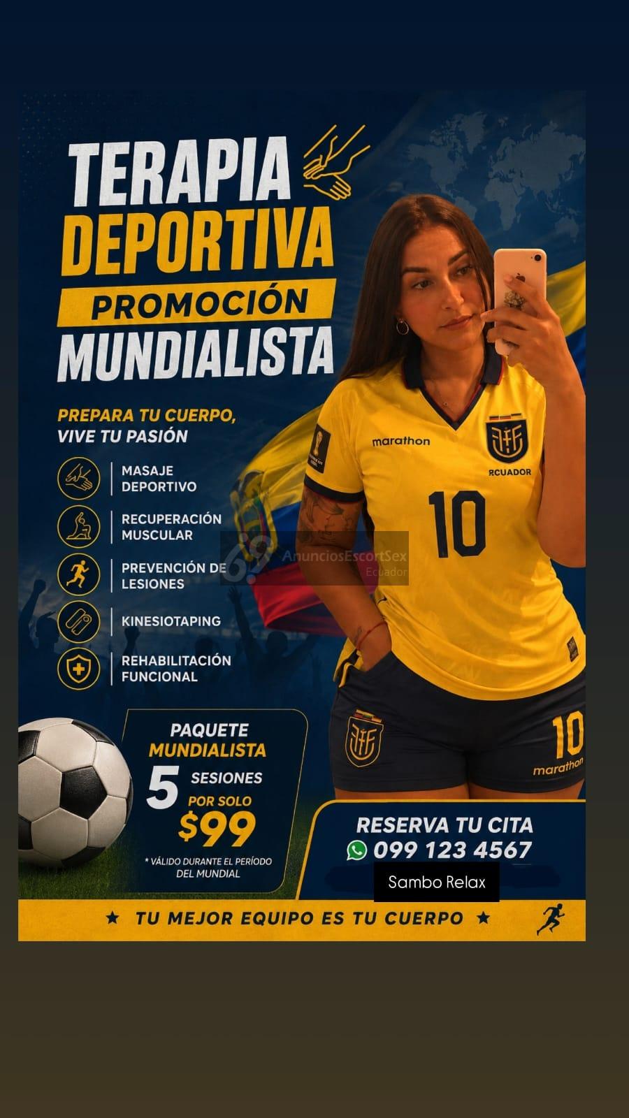 Terapia Deportiva – Promoción Mundialista ⚽ para Caballeros en Guayaquil 🏆 ¡Rinde al 100% como un Campeón!
