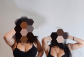 Ven y disfruta de un trío bien rico conmigo y mi amiga